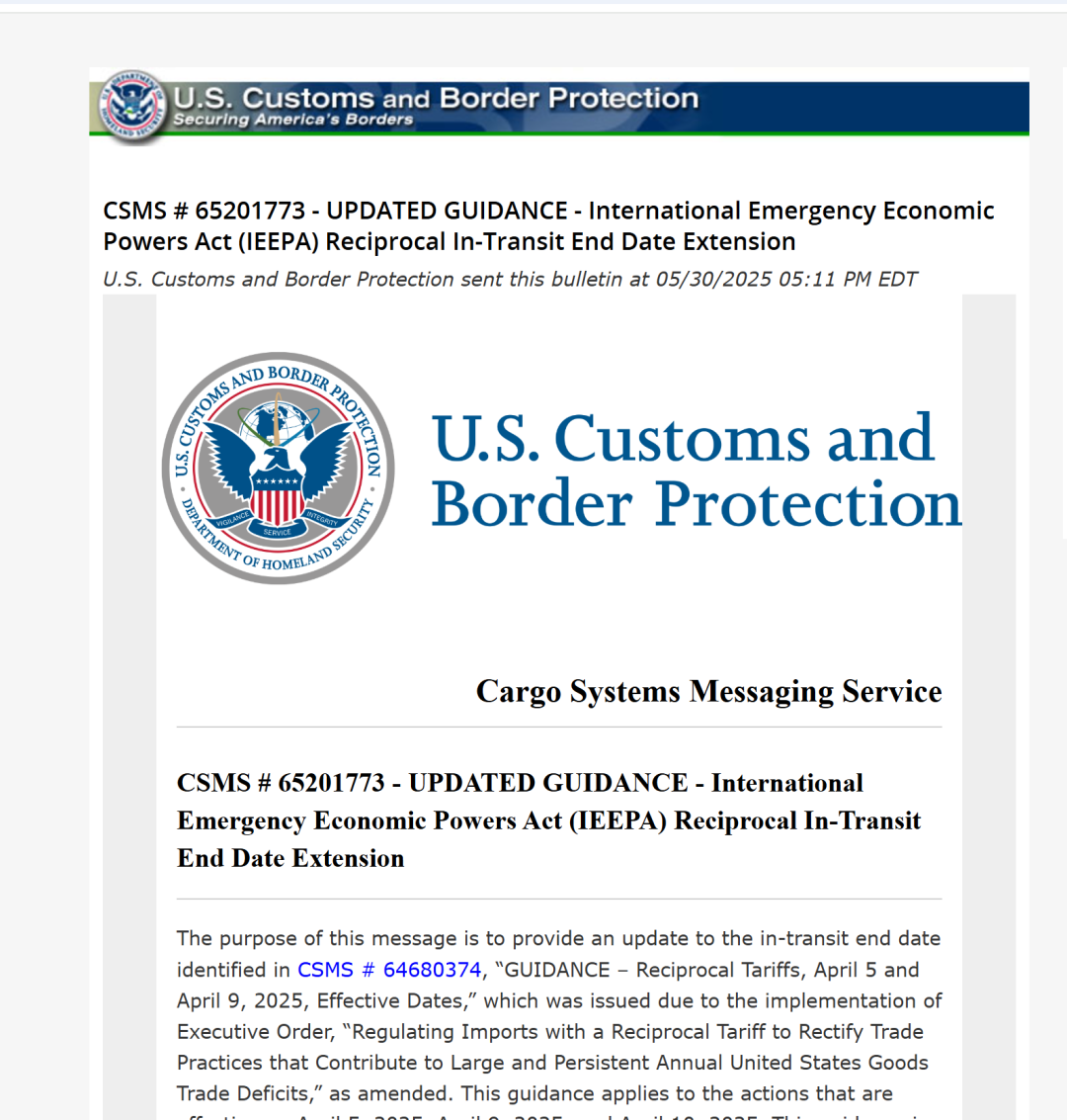 New CBP tariff policy in the United States: Deep reshaping of cross-border trade patterns